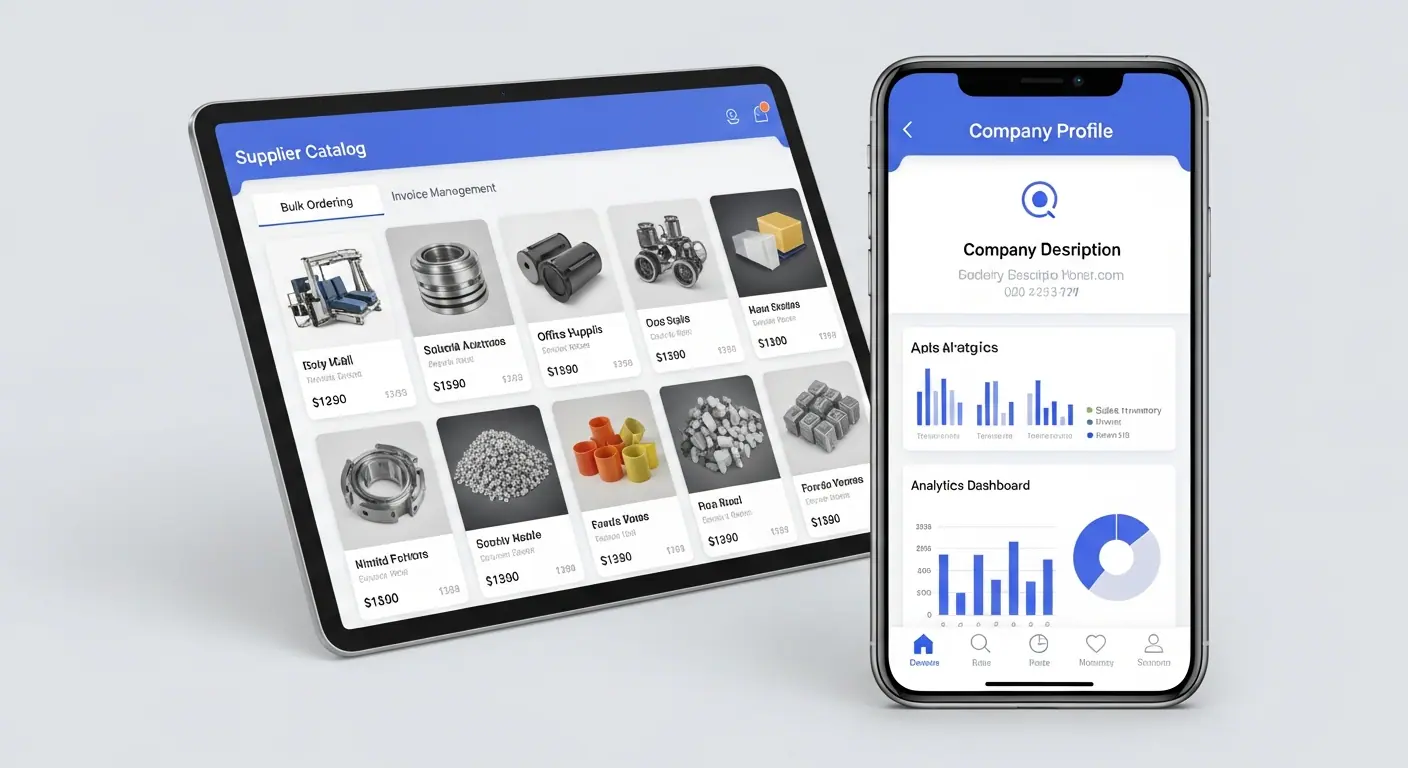 Application mobile marketplace BtoB pour professionnels