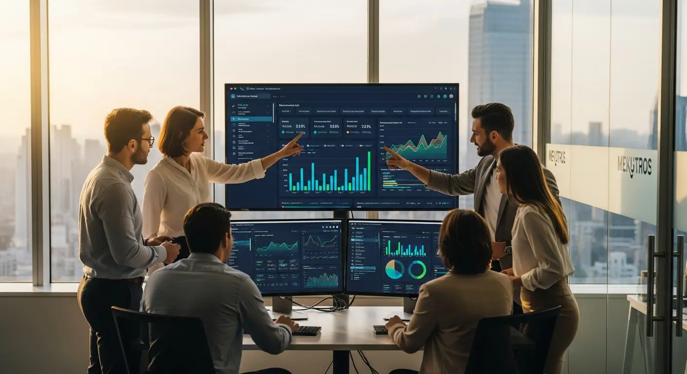 Équipe analysant la stratégie de croissance d'une marketplace