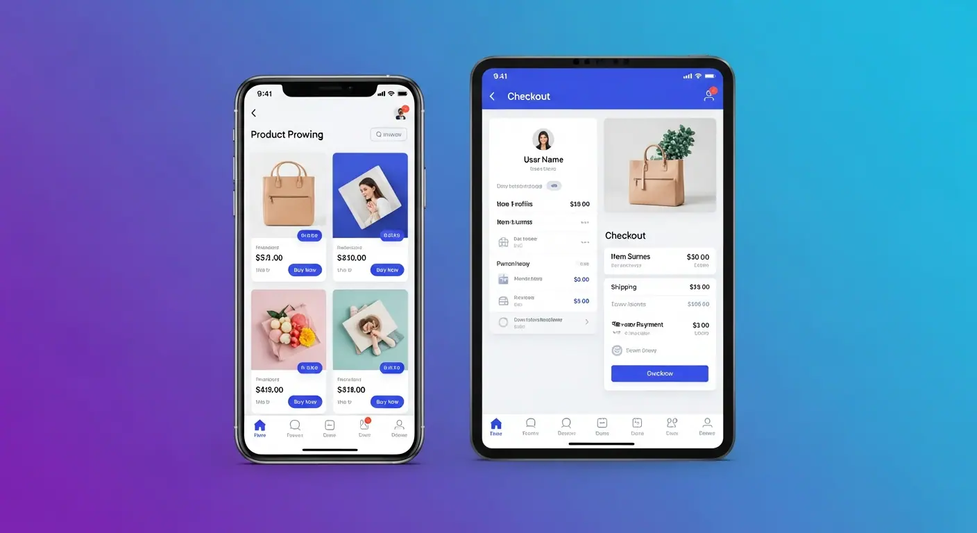 Application mobile marketplace iOS et Android